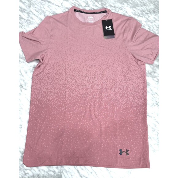 Under Armour Vanish Elite Seamless Fade Jersey top Prime Pink Men’s Medium NEW - Picture 7 of 10